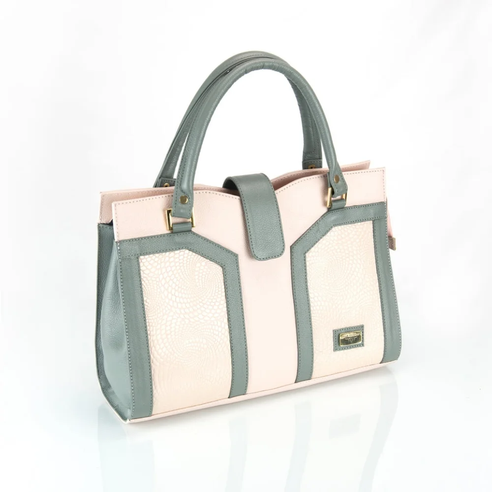 Pink and Designer Handbag - Picture 1 of 3